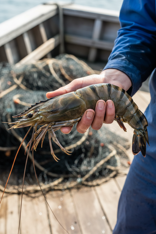 Colossal Black Tiger Prawns